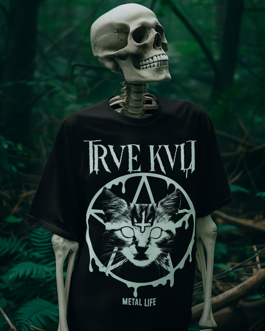 Polera TRVE KVLT – El Gato del Metal